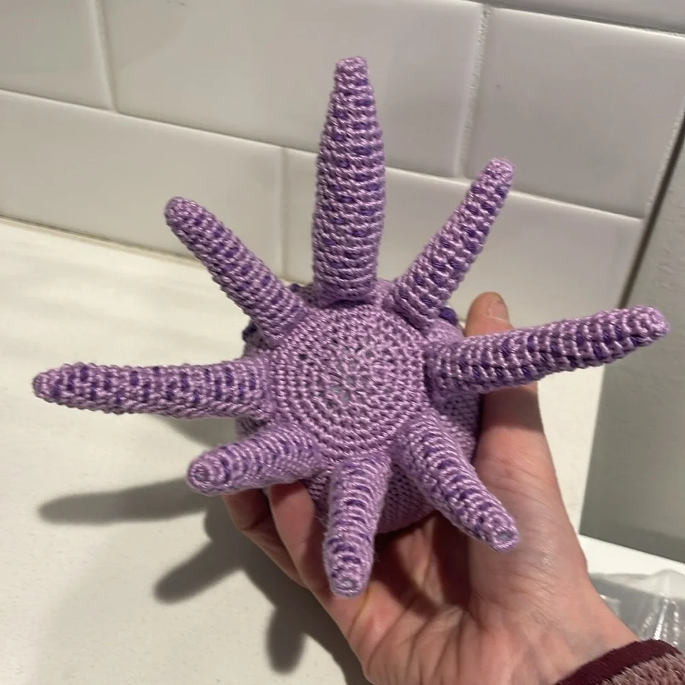 Hand Crafted Octopus 🐙 Amigurumi Crochet Doll Toy Figure Ocean Sea Water - Picture 7 of 12